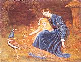 Arthur Hughes Famous Paintings - Mrs. Grant Duff and Adrian